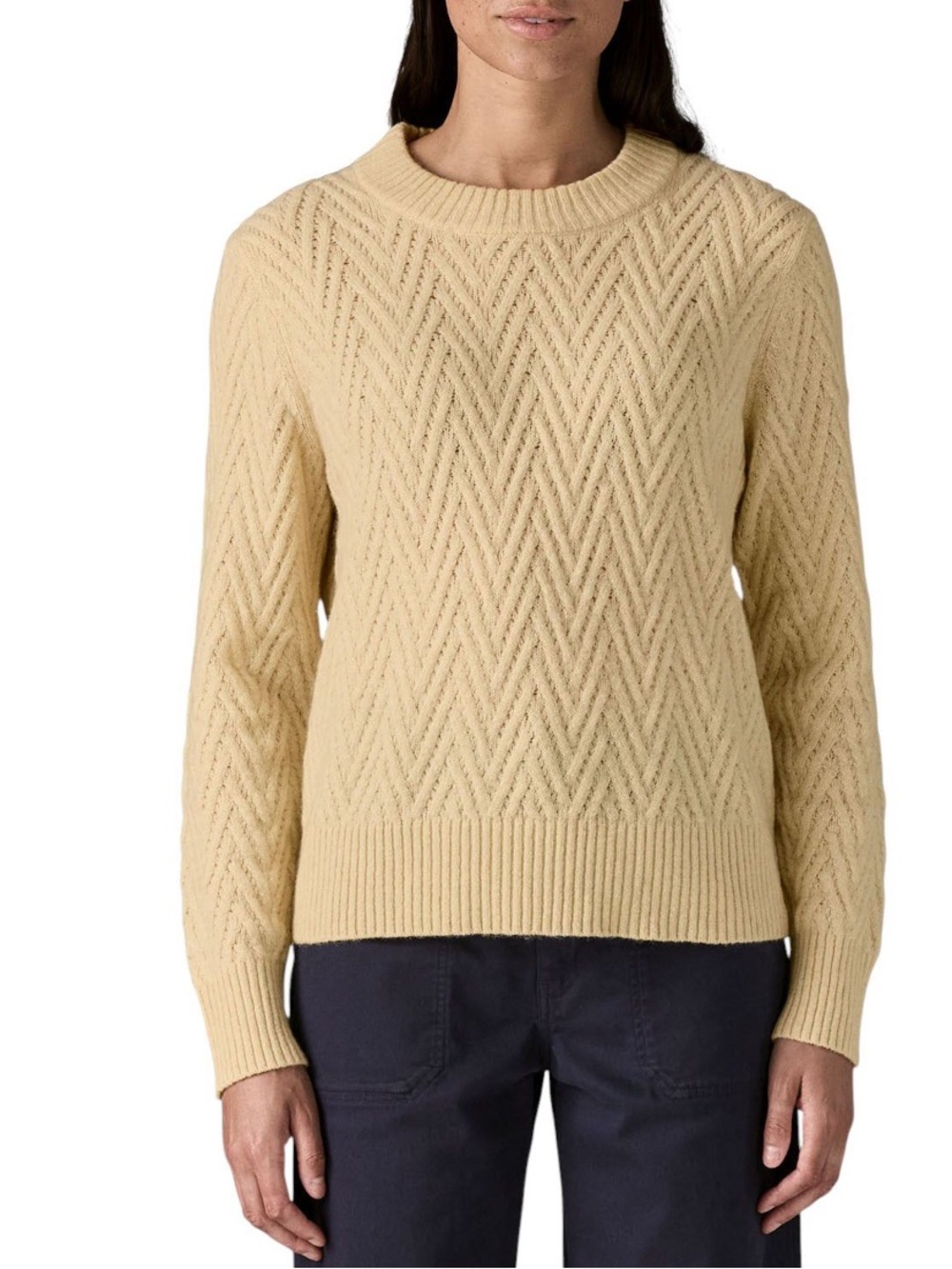 NWT Patagonia Women's Recycled Wool-Blend Crewneck Sweater. Size Small.
